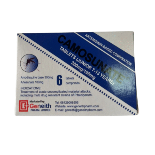 Camosunate Tablets ( Junior 7-13 Years) 300mg/100mg