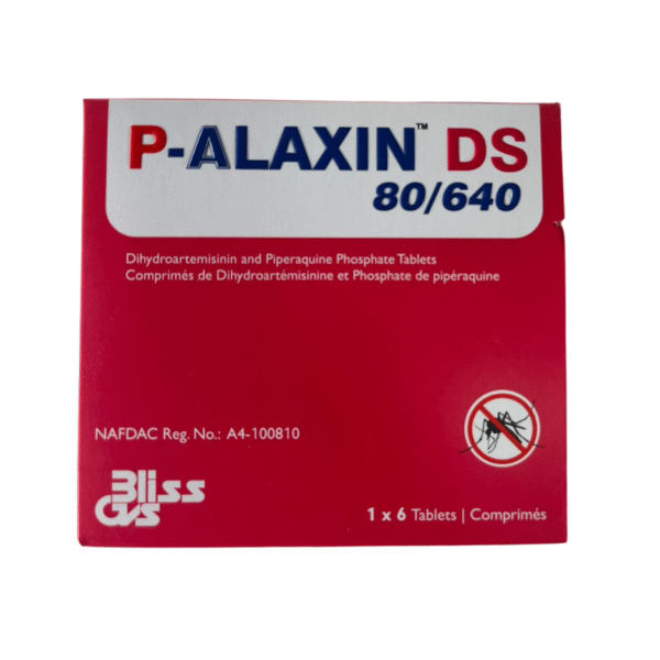 P-ALAXIN DS Dihydroartemisinin 80mg and Piperaquine 640mg Phosphate Tablets