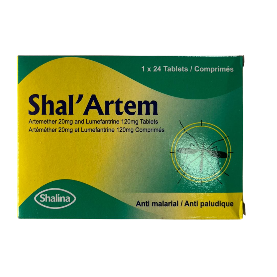 ShalArtem ShalArtem Shal'Artem Artemether 20mg and Lumefantrine 120mg