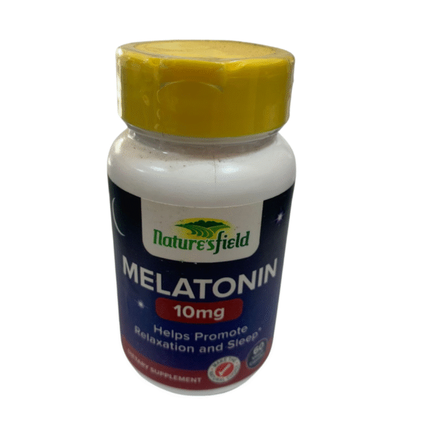 NATURE’S FIELD MELATONIN 10MG CAPSULE X 60
