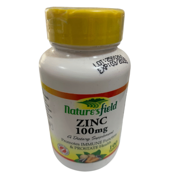 NATURES FIELD ZINC 100MG